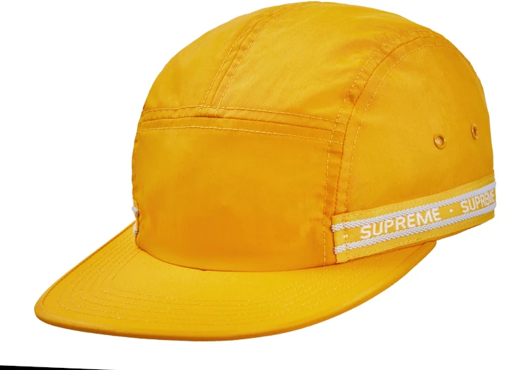 supreme-tonal-tape-camp-cap-yellow