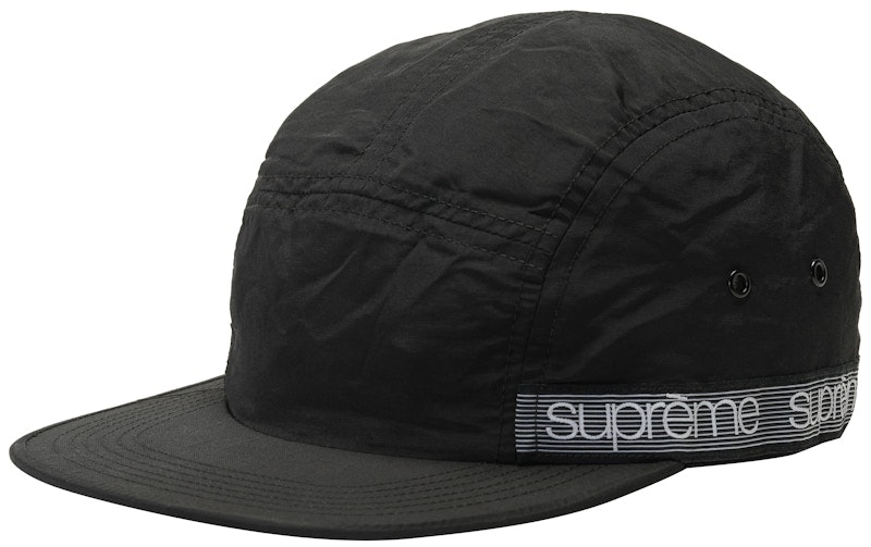 supreme-tonal-taping-camp-cap-black