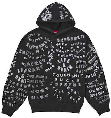 Supreme Too Deadly 连帽卫衣 黑色 Buy Supreme Too Deadly 连帽卫衣 黑色