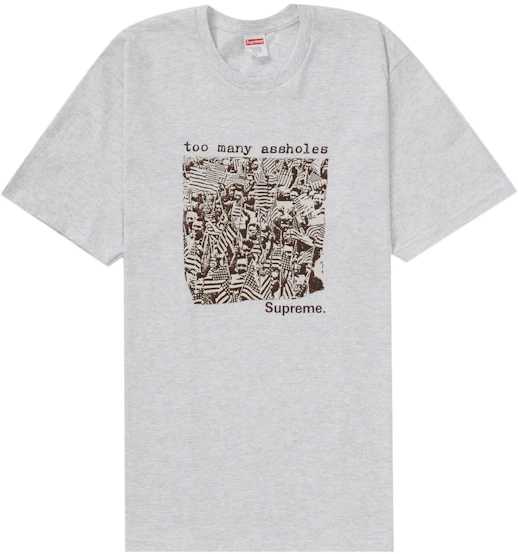supreme-too-many-assholes-tee-ash-grey