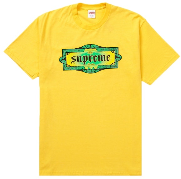 supreme-top-shotta-tee-yellow