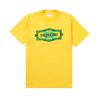 Supreme Top Shotta Tee 'Yellow'