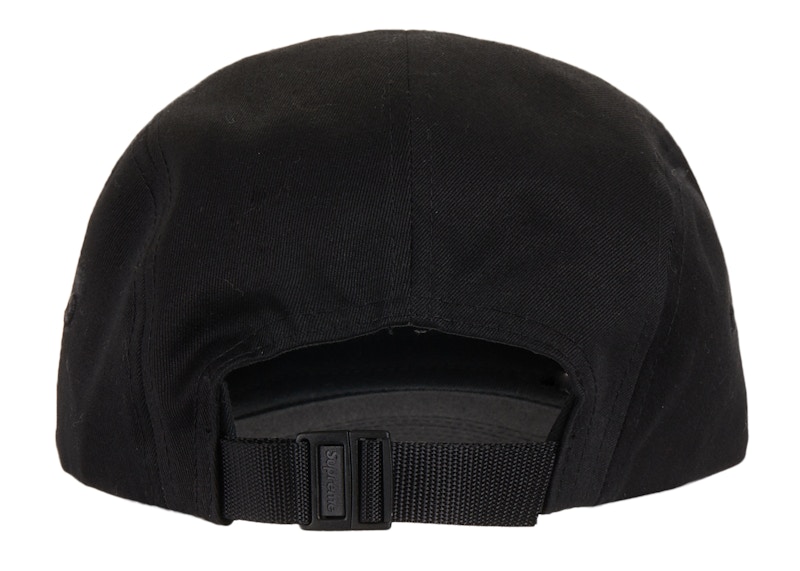 Supreme Top Zip Camp Cap Black 圖 2