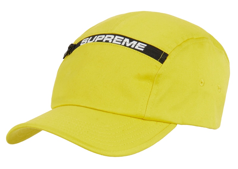Supreme Top Zip Camp Cap Yellow