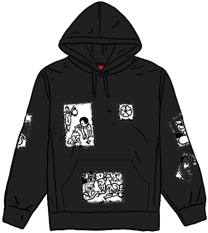 supreme-toshio-saeki-hooded-sweatshirt-black