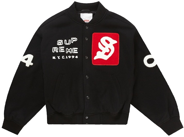 supreme-tourist-varsity-jacket-black
