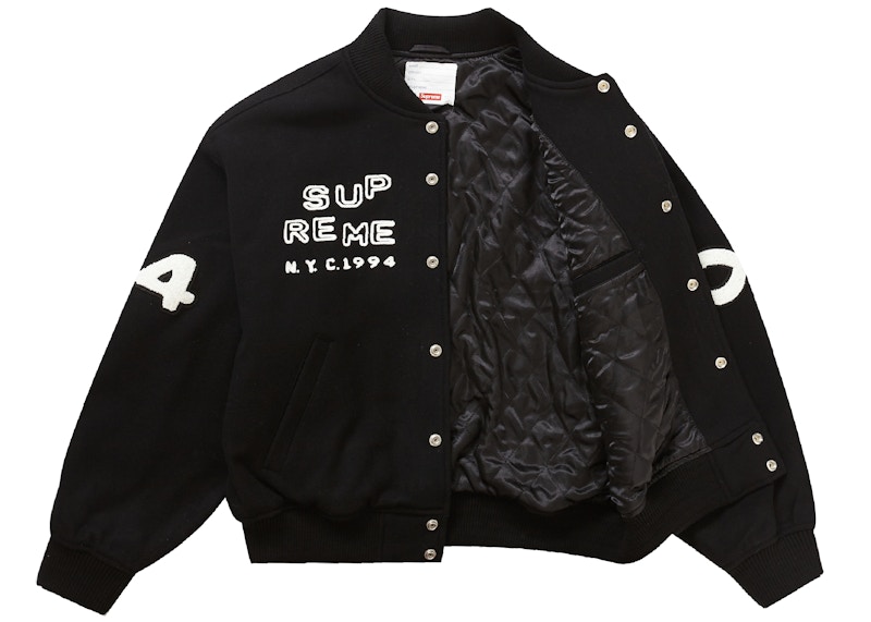 Order Chaqueta Varsity Negra Supreme Tourist