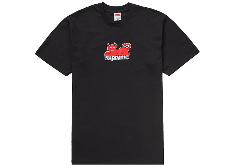 Buy Supreme Camiseta Negra Toy Machine Devil Cat