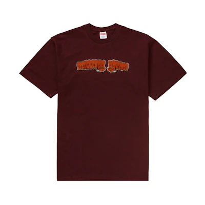 Supreme Toy Machine Fist Tee Burnt Red