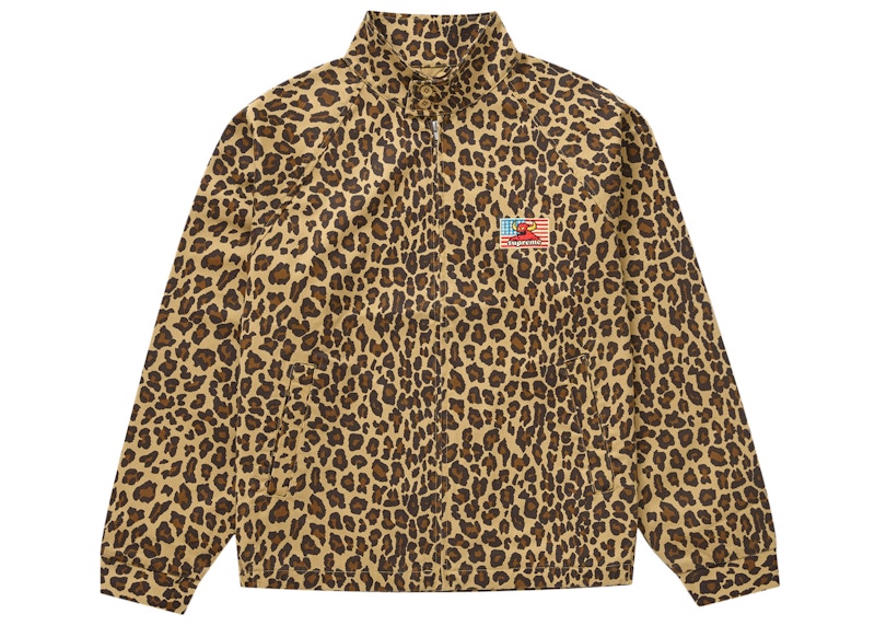 Supreme Toy Machine Harrington Jacket Leopard