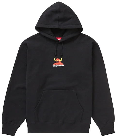 supreme-toy-machine-hooded-sweatshirt-black