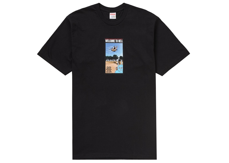 Supreme Toy Machine Welcome To Hell Tee Black