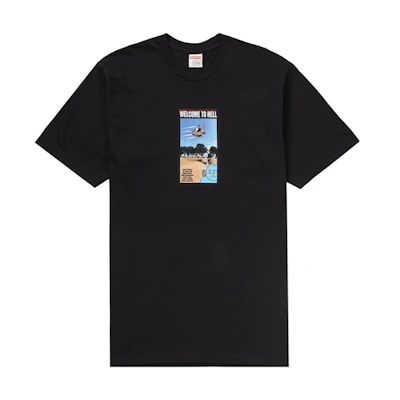 Supreme Toy Machine Welcome To Hell Tee Black