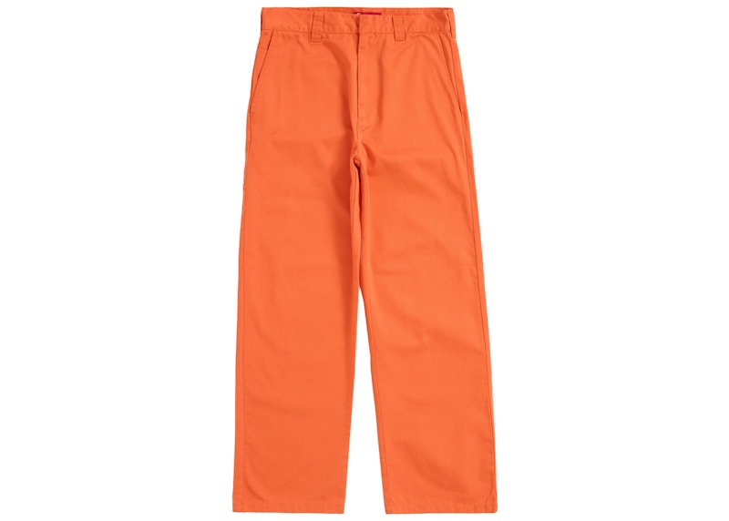 Supreme Toy Machine Work Pant Bright Orange 圖 2