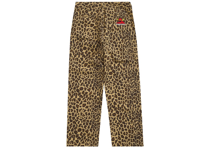 Supreme Toy Machine Work Pant Leopard 圖 2