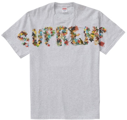 Supreme Toy Pile Tee Ash Grey Buy Supreme Toy Pile Tee Ash Grey