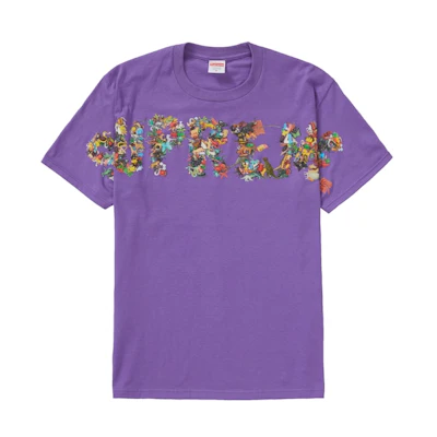 Supreme Toy Pile Tee Purple