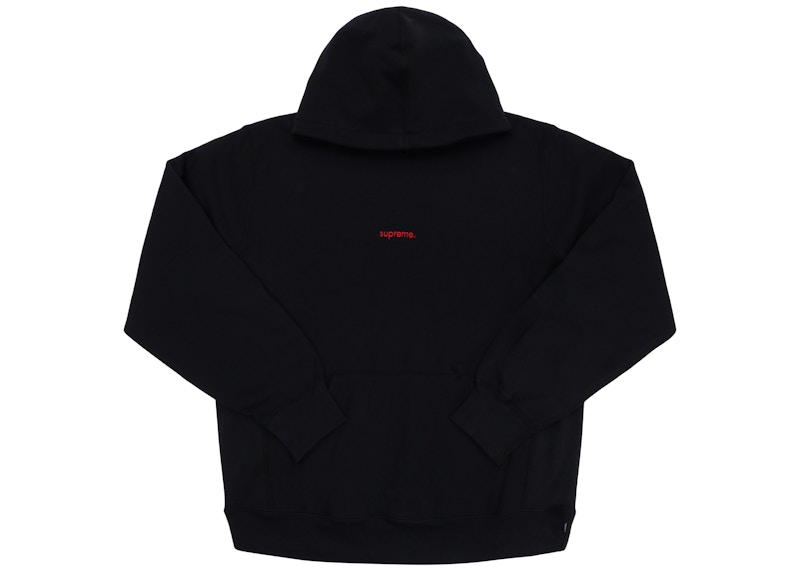 Buy Sweatshirt Hooded Supreme Trademark Hitam