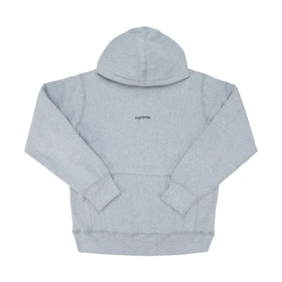 Supreme Trademark Hooded Sweatshirt Heather Grey