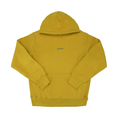 Supreme Trademark Hooded Sweatshirt Mustard
