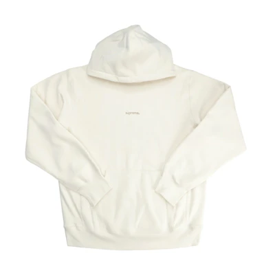 Supreme Trademark Hooded Sweatshirt Natural
