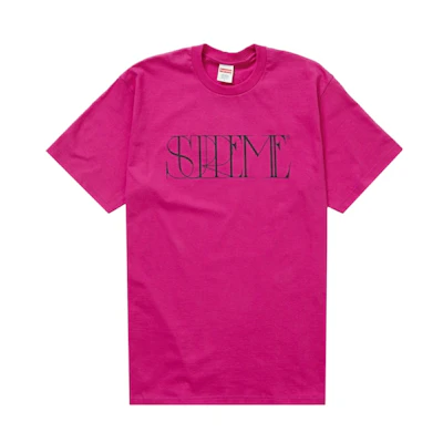 Supreme Trademark Tee Magenta