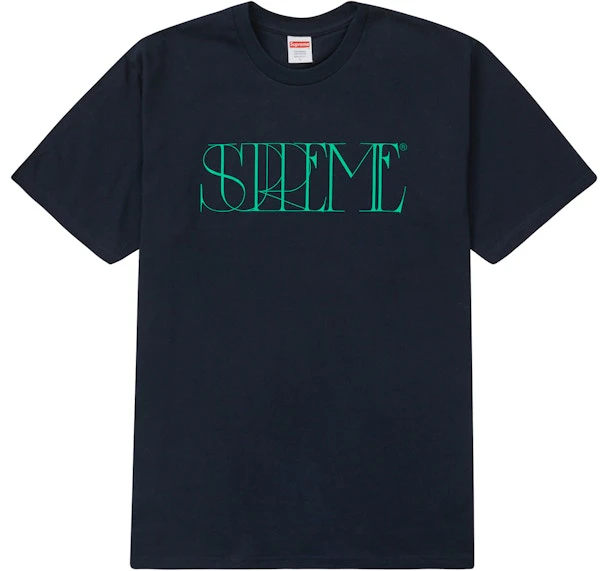 supreme-trademark-tee-navy