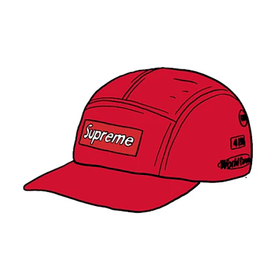 Supreme Trail Camp Cap Red