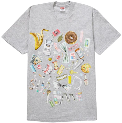Supreme Trash Tee (SS23) Ash Grey Buy Supreme Trash Tee (SS23) Ash Grey