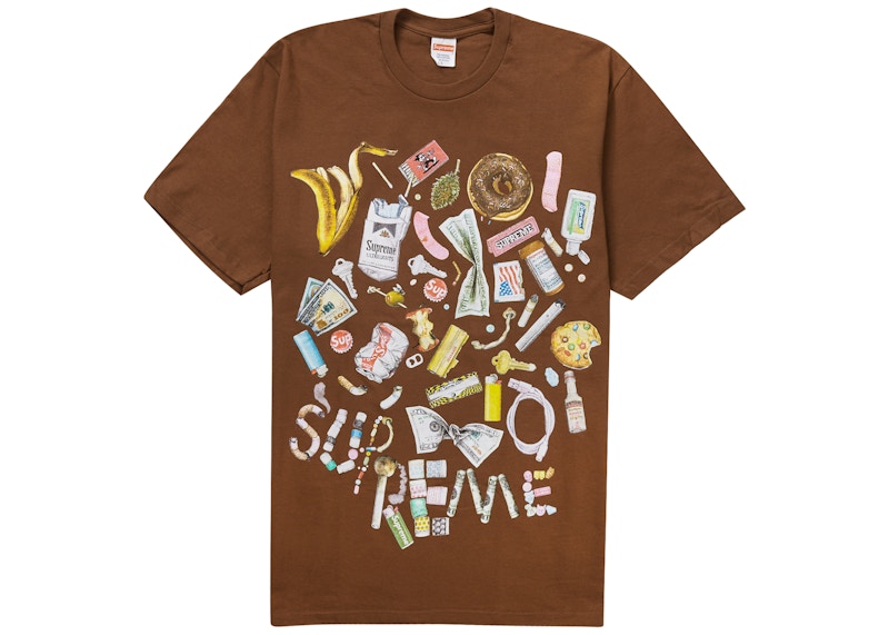 Buy Kaos Supreme Trash (SS23) Cokelat