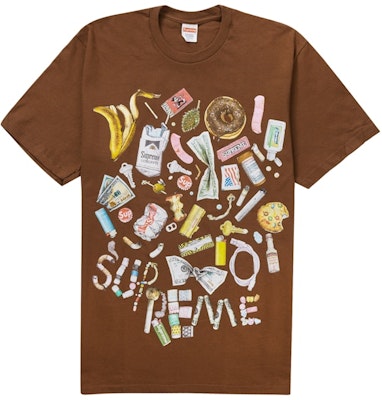 Kaos Supreme Trash (SS23) Cokelat Buy Kaos Supreme Trash (SS23) Cokelat