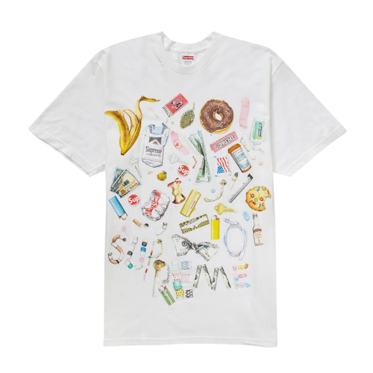 Supreme dollar tee white shop