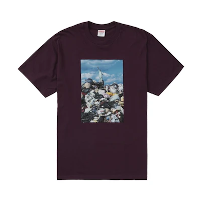 Supreme Trash Tee Eggplant