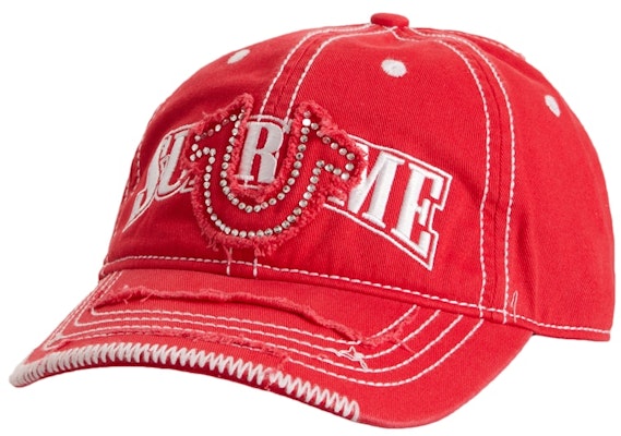 Supreme True Religion Topi 6-Panel Merah Buy Supreme True Religion Topi 6-Panel Merah