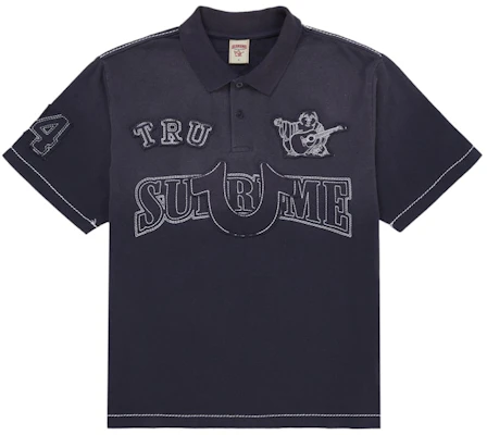 Supreme x True Religion 海军蓝贴花 POLO 衫 Buy Supreme x True Religion 海军蓝贴花 POLO 衫