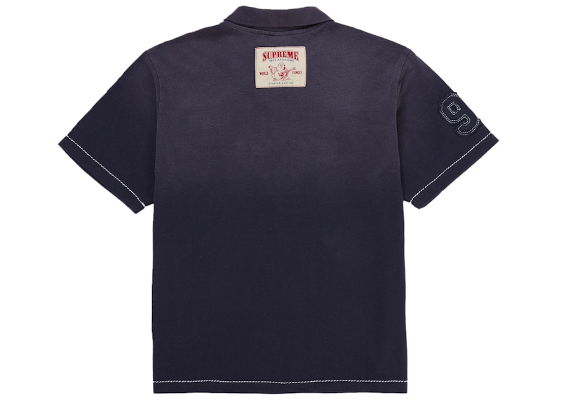 Order Supreme True Religion Applique Polo Biru Navy