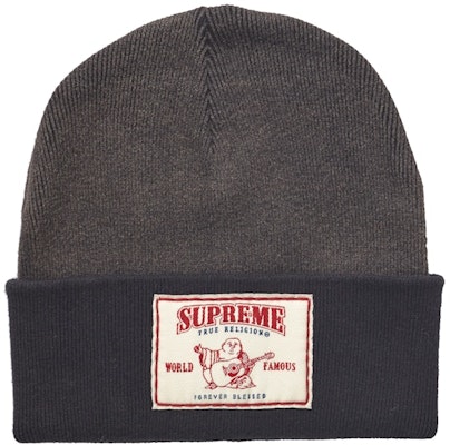 Supreme/True Religion Beanie Black (FW21) Buy Supreme/True Religion Beanie Black (FW21)