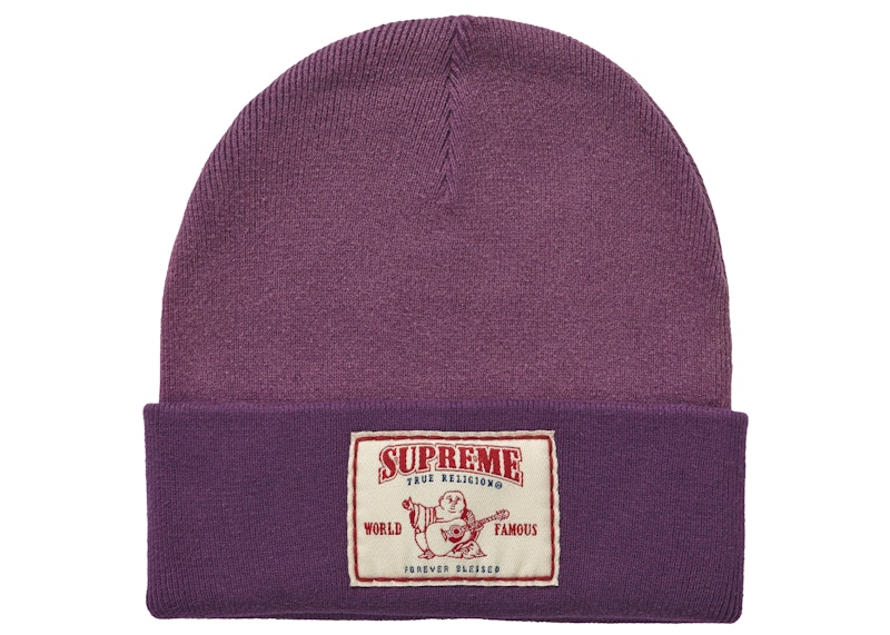 Buy Supreme/True Religion Beanie Ungu (FW21)
