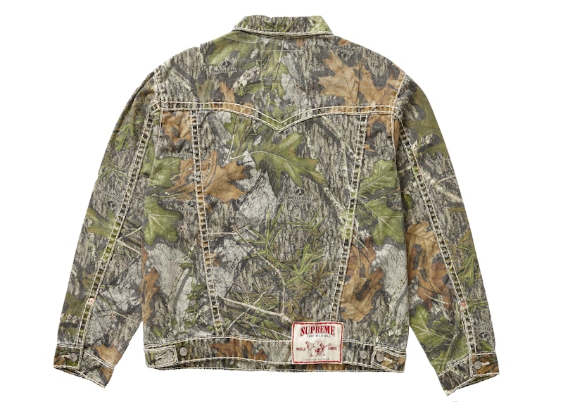 Order Supreme/True Religion 牛仔夹克苔藓橡树迷彩 (FW21)