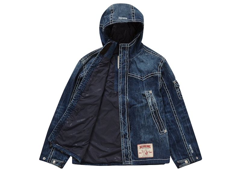 Order Jaket Denim Shell Gore-Tex Supreme True Religion