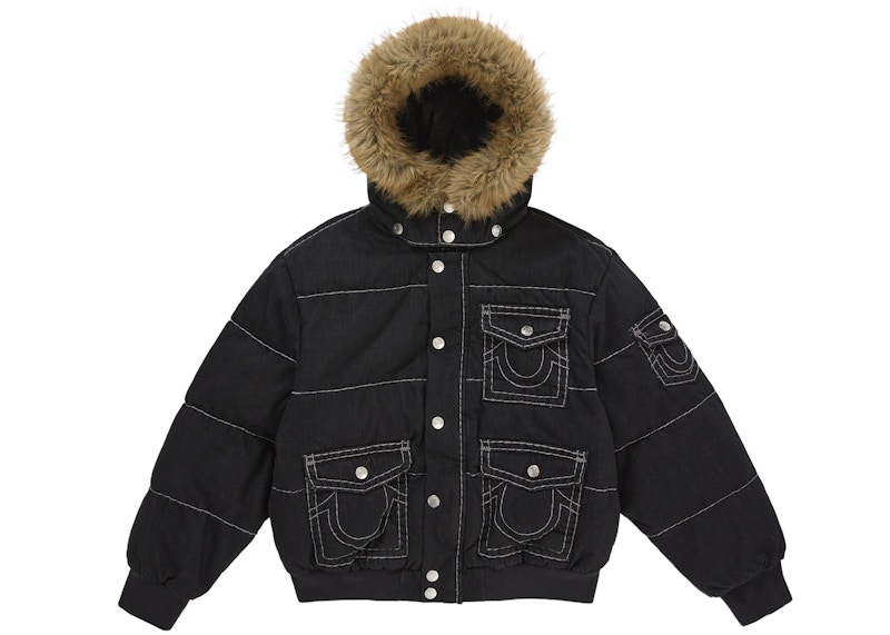 Supreme True Religion Puffer Jacket Black