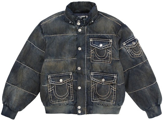 Chaqueta Acolchada Supreme True Religion Azul Marino. Shop Chaqueta Acolchada Supreme True Religion Azul Marino.