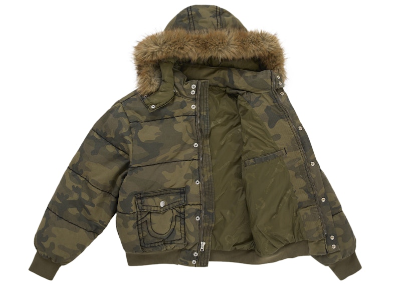 Order Chaqueta Acolchada Supreme True Religion Verde Oliva