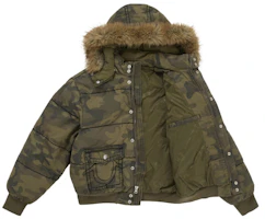 Order Supreme True Religion Puffer Jacket Olive