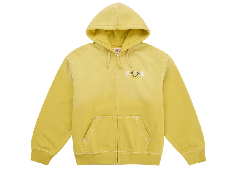 Supreme True Religion Zip Up Hooded Sweatshirt (FW25) Yellow