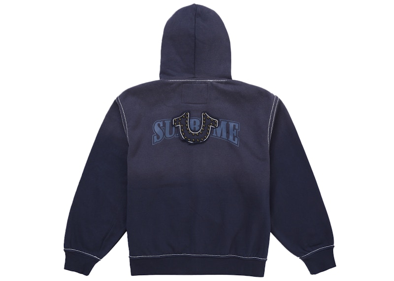 Supreme True Religion Zip Up Hooded Sweatshirt (FW25) Navy 圖 2