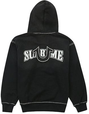 Supreme 真宗拉鍊連帽衛衣 (FW22) 黑色 Order Supreme 真宗拉鍊連帽衛衣 (FW22) 黑色