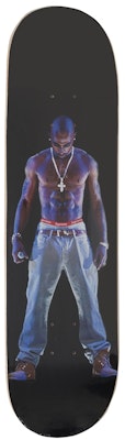 Supreme Tupac Hologram Skateboard Deck Hitam Buy Supreme Tupac Hologram Skateboard Deck Hitam
