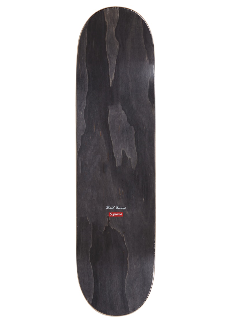 Order Supreme Tupac Hologram Skateboard Deck Hitam