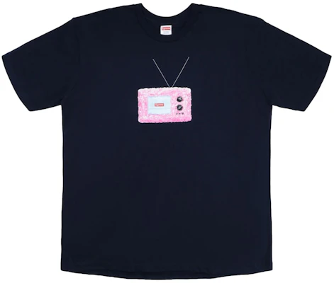Supreme 海军蓝电视图案T恤 Buy Supreme 海军蓝电视图案T恤